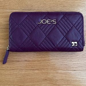 Joe's Purple Diamond Wallet Womens